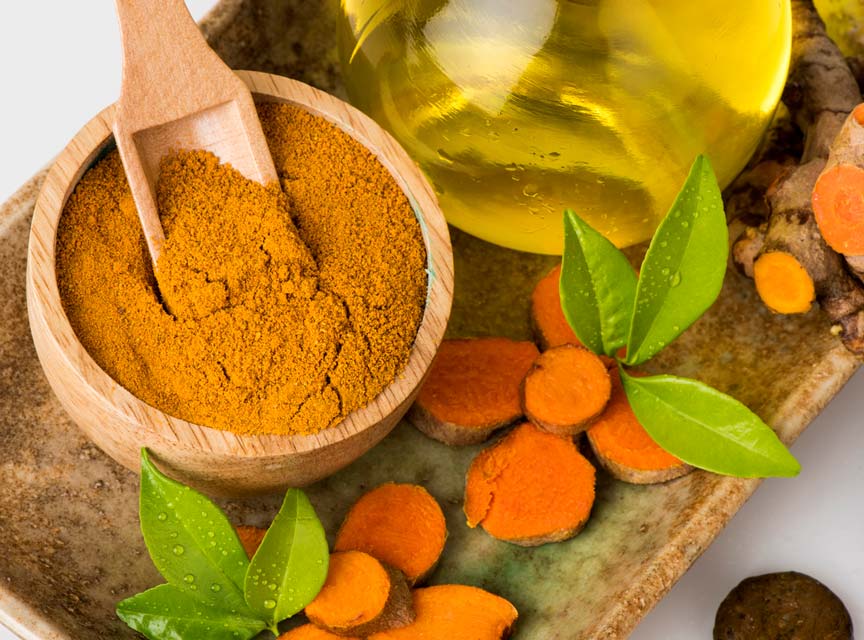 Turmerone compounds in the essential oil of turmeric give turmeric it's pungent smell.