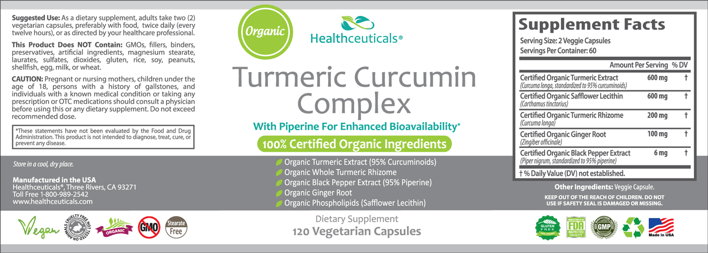 Healthceuticals® Turmeric-Curcumin Complex