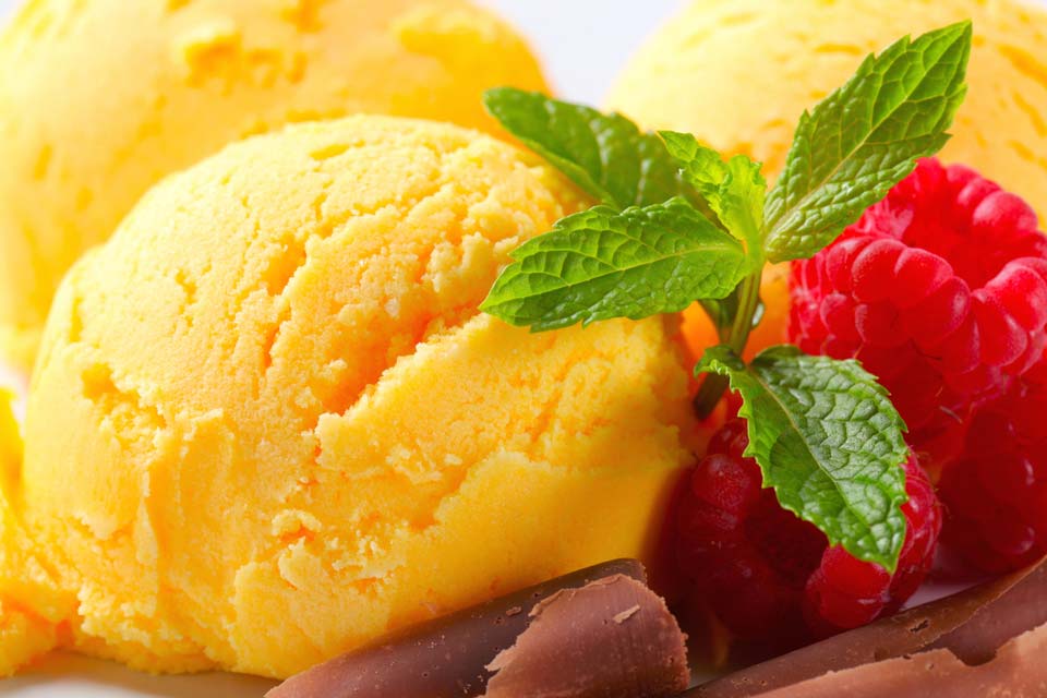 Turmeric ginger ice cream