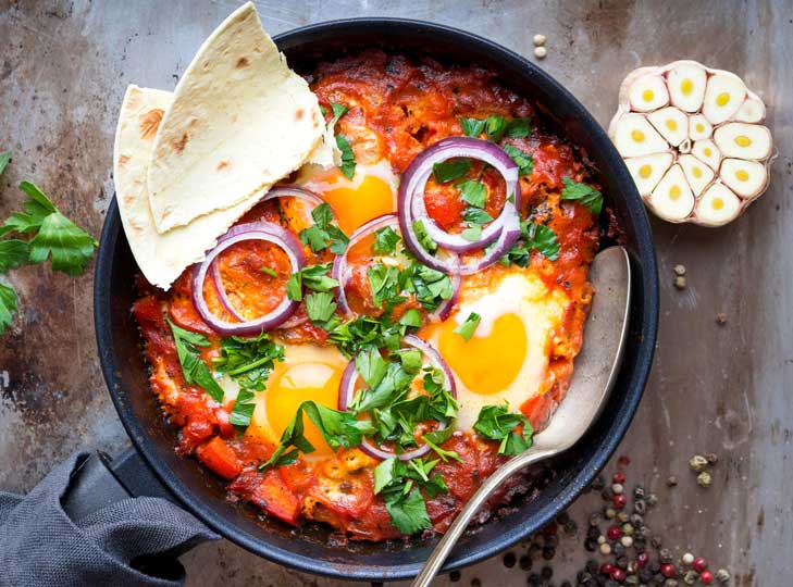 Try this Israeli egg-based dish made with turmeric and other healthy spices.