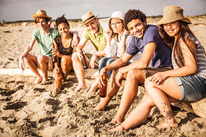 Protect Skin from UV Radiation UV radiation from the sun can damage skin, even for people with darker skin tones.