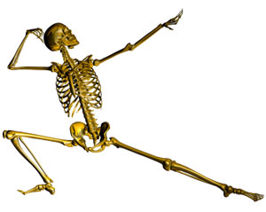 Energetic Skeleton Dancing
