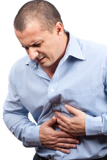 Man with ulcer Man with ulcer