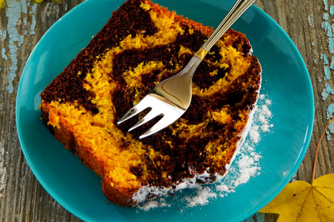 Orange Chocolate Swirl Cake