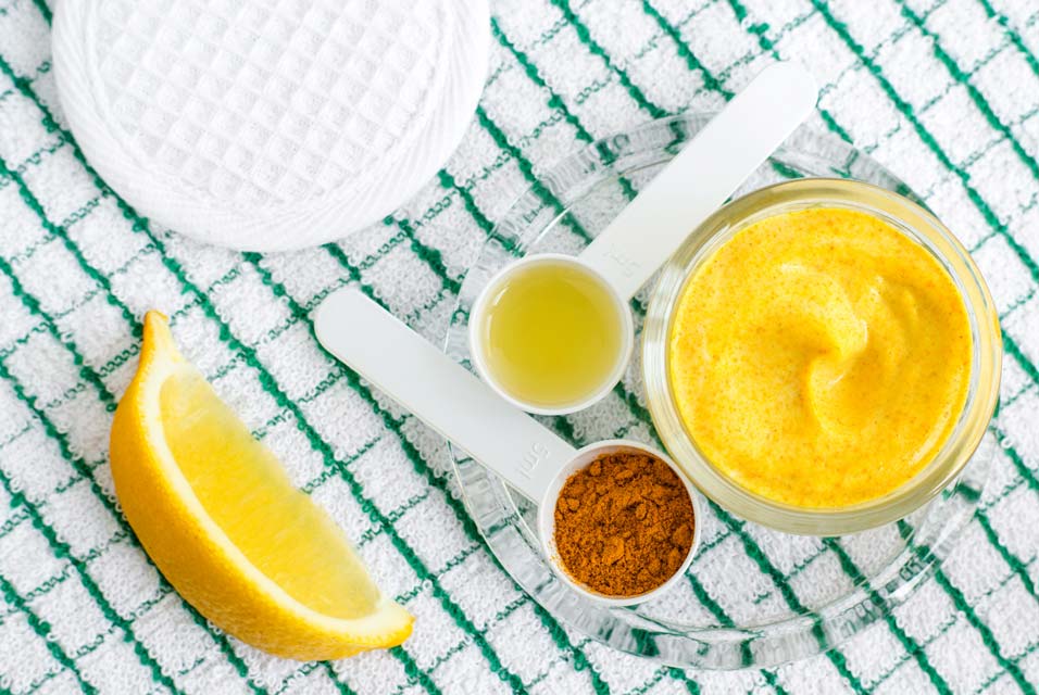 Learn how to make your own skin and hair products with turmeric.